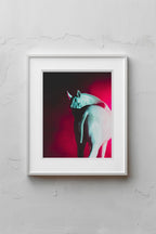 equine fine art print on archival photographic paper, museum grade matting, and simple white oak frame suitable for a bold and contemporary home decor aesthetic.